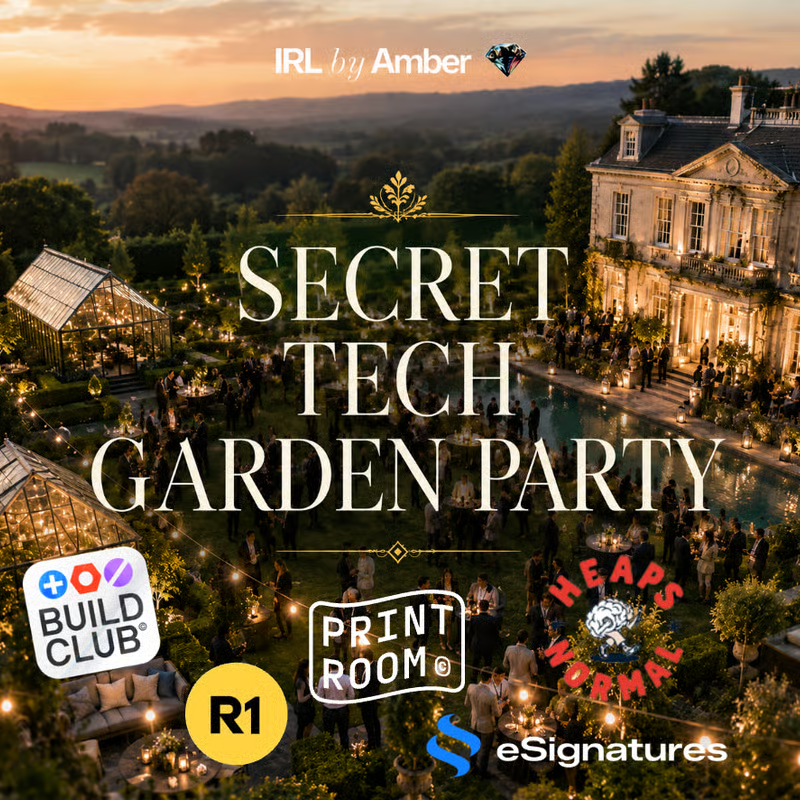 Secret Tech Garden Party event cover